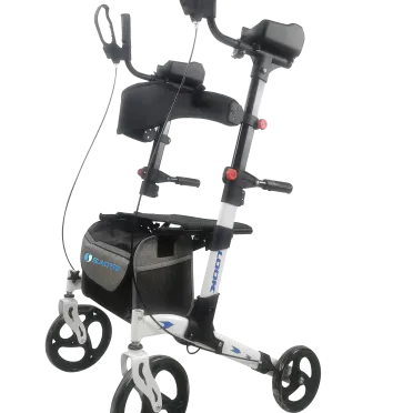 LIGHTWEIGHT UPRIGHT ROLLATOR WALKER