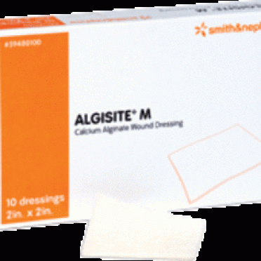 ALGISITE M CALCIUM ALGINATE DRESSING 4″ X 4″